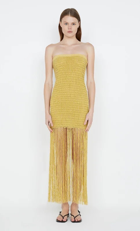 CALISTA STRAPLESS DRESS - CITRUS Rugged Women's Outdoor 