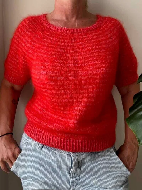 Telma Tee by Önling, knitting pattern Scandinavian