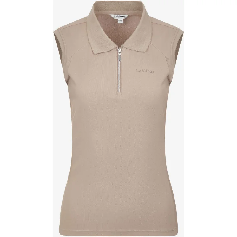 LeMieux Polo Sleeveless Sport Mink Relaxed Women's Beachy