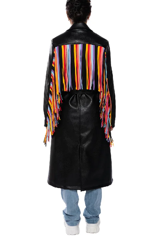 BLESS-RYDER BLACK TRENCH JACKET Gym