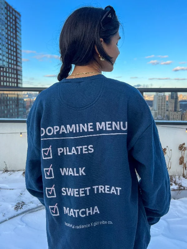 Healthfulradiance: Dopamine Menu Sweatshirt