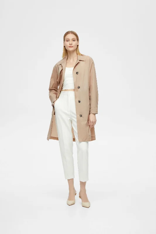 Women's UPF Single Breasted Trench 152 Dapper Women's Bow - adorned