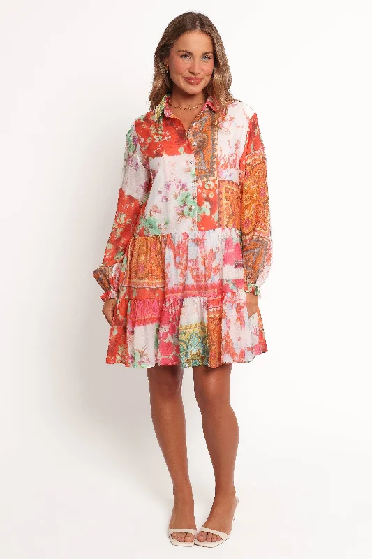 Helene Dress - Patchwork Disco