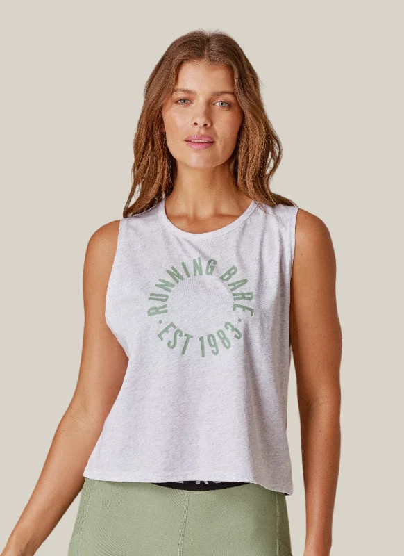 Easy Rider 5.0 Crop Tank Snow Marle