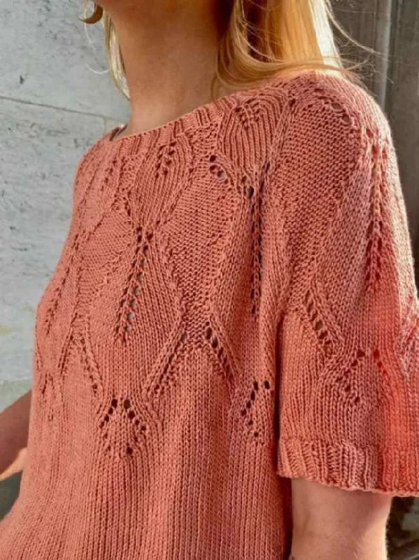 Iris summer top by Önling, knitting pattern Streetwear Style for 