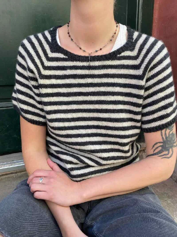 Eva Tee by Katrine Hannibal, knitting pattern Disco
