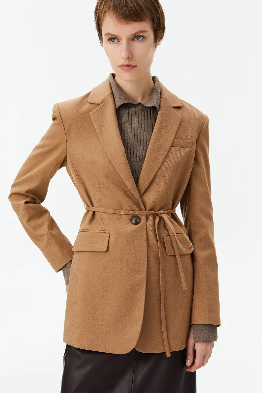 LILY One-Button Blazer Australian Beach