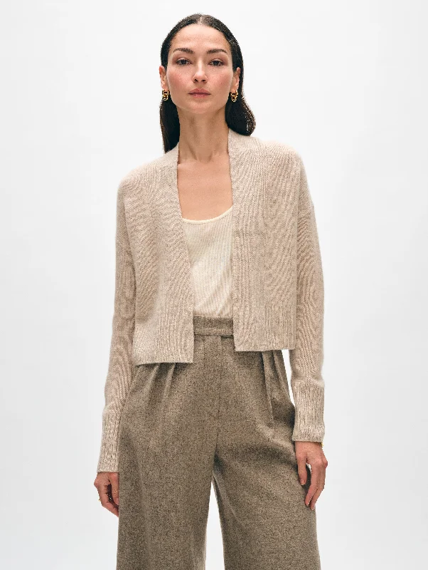 Cashmere Open Front Cardigan Athletic Women's High - 