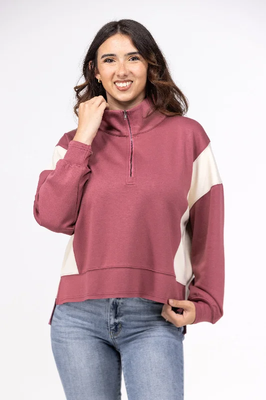 A Fall Walk Women's Collared Long Sleeve Top