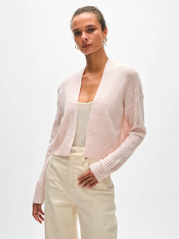 Cashmere Open Front Cardigan Modern Women's 