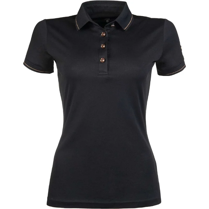 HKM Polo Rosegold Glamour Noir/Or rose Tough Women's Military - inspired