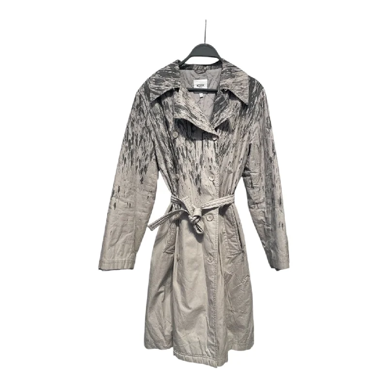 MOSCHINO JEANS/Trench Coat/46/Polyester/GRY/ Gym