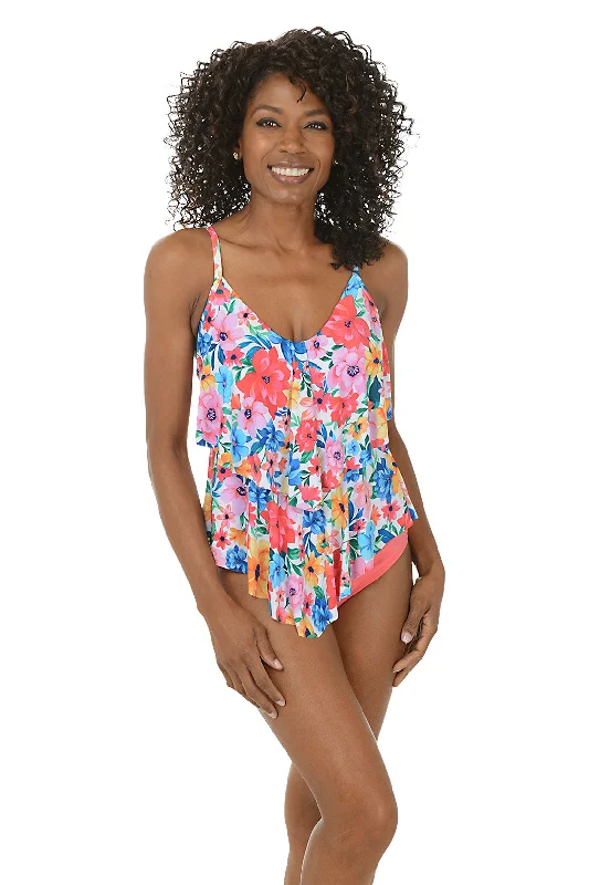 Wallflower Double Tiered Tankini Top Australian Beach
