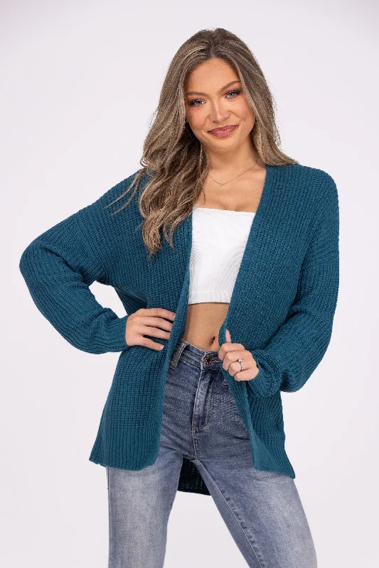 Great Feeling Women's Long Sleeve Cardigan Unique Women's Upcycled