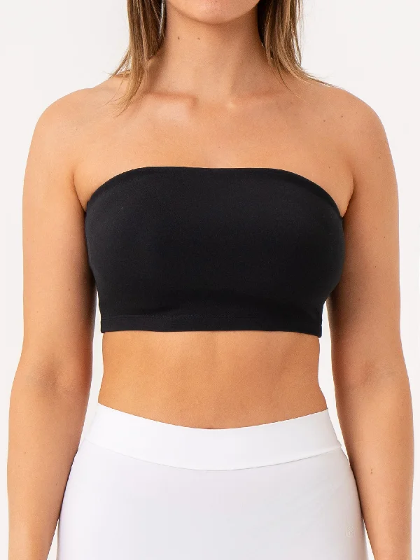 NKD Strapless Tank Bra - Black Vacation