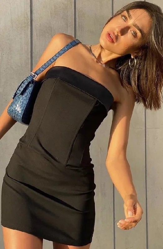 Chloe Corset Dress (Black) garde