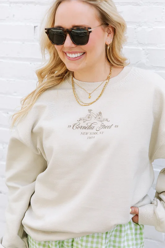 Cornelia Street Sweatshirt Refined Women's Hand - crafted