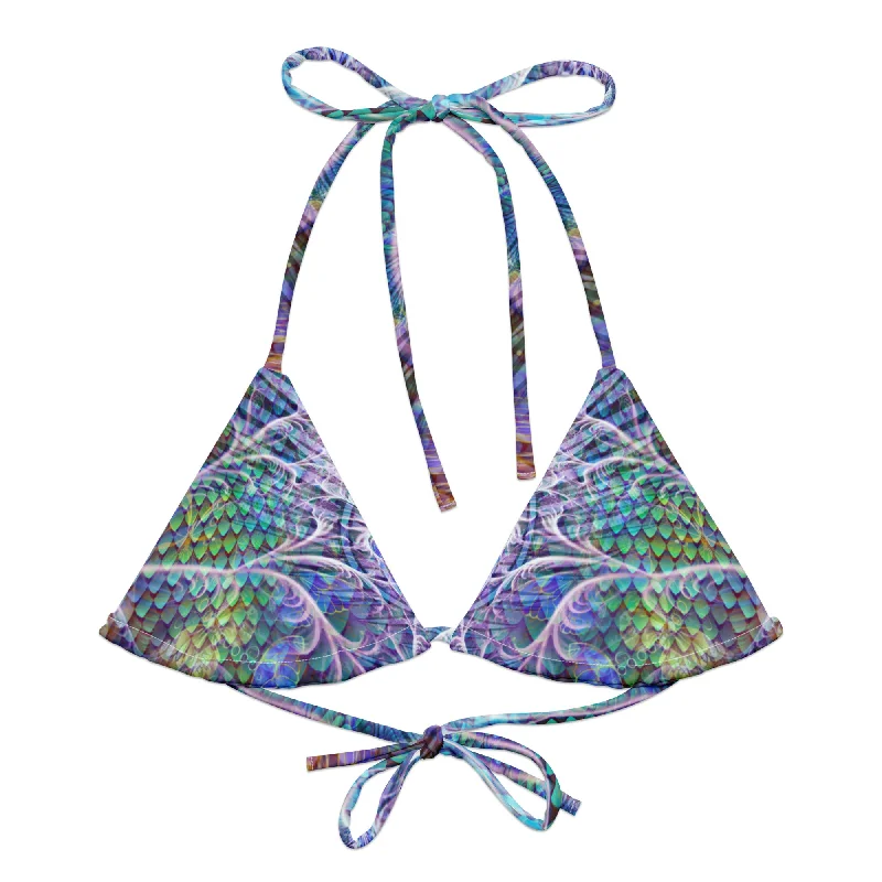 Saphira Bikini Top Unique Women's Upcycled