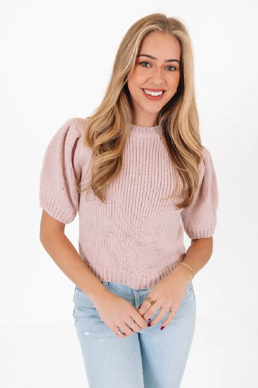 The Perfect Classic Sweater - Light Pink