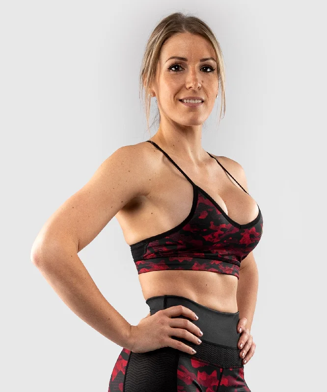 Venum Defender bras - for women - Black/Red Confident Women's High - fashion