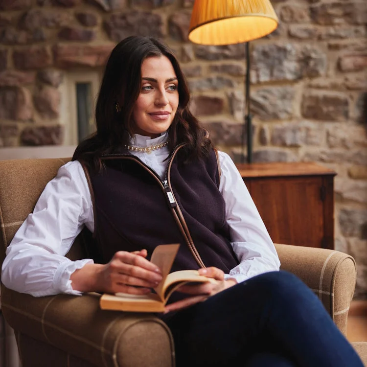 Schoffel Ladies Lyndon Fleece Gilet - Port Refined Women's Velvet