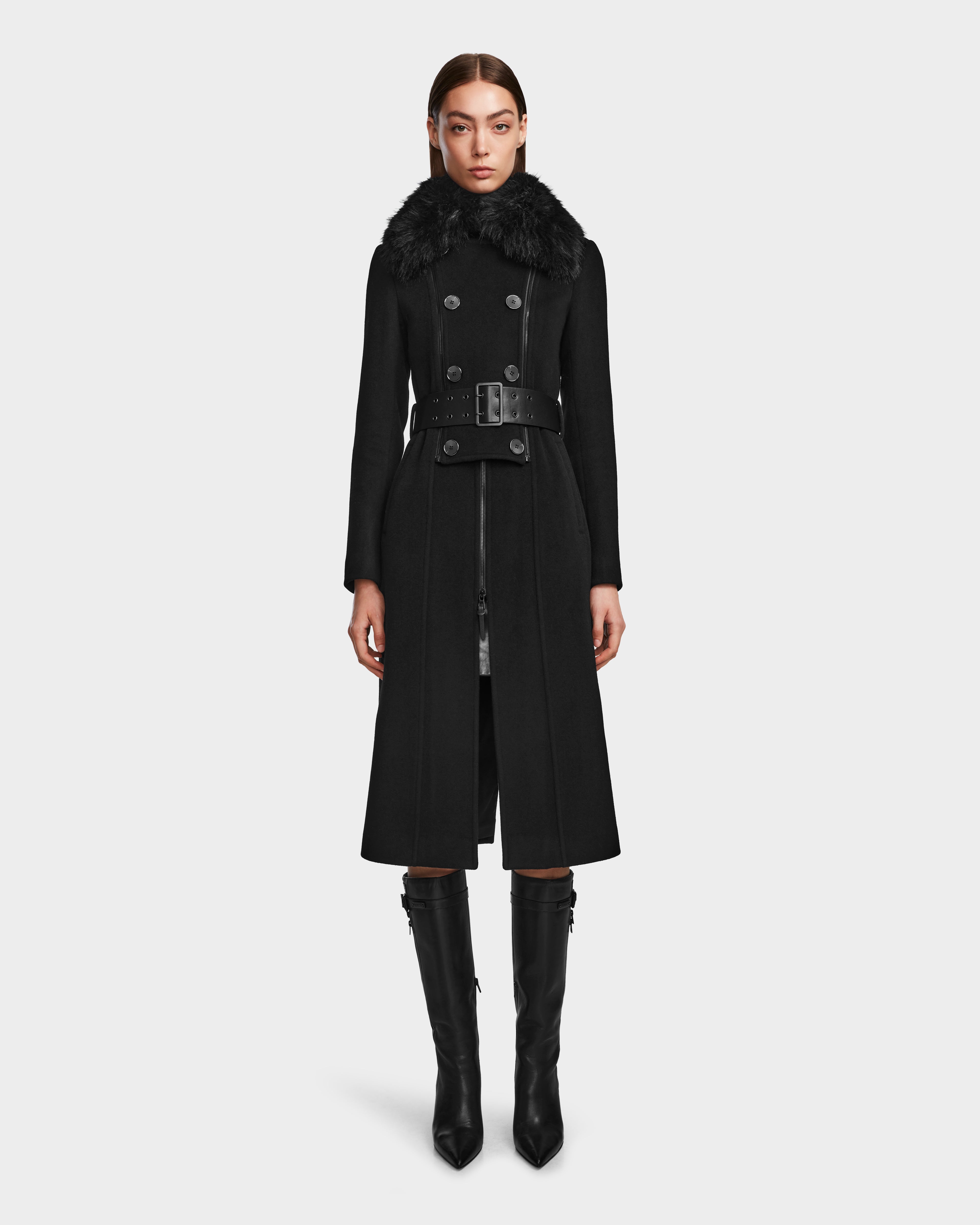 VIRGINIE - 8124696 Black Sleek Women's 