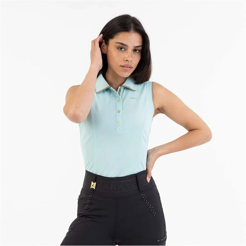 ANKY Polo ATC251202 Sans Manche CanalBlue Youthful Women's Pop