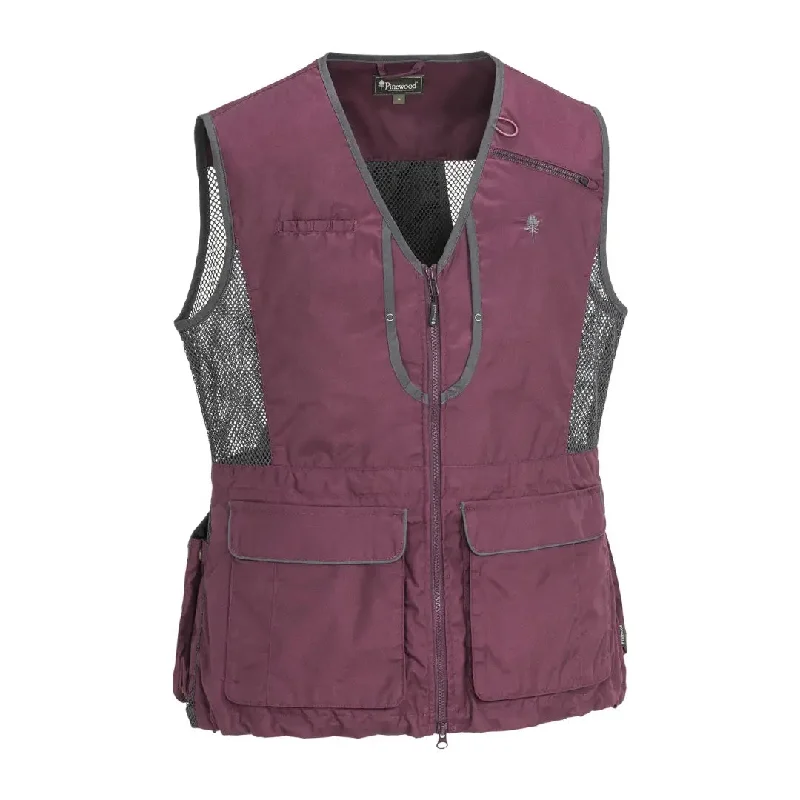 Pinewood Women's Dog Sports 2.0 Vest - Plum/Anthracite Sporty Women's Tennis