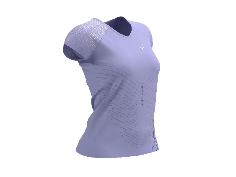 Compressport Women's Performance SS T-Shirt Orchid Petal/Purple - AW00094B_365 Dynamic Women's High - energy
