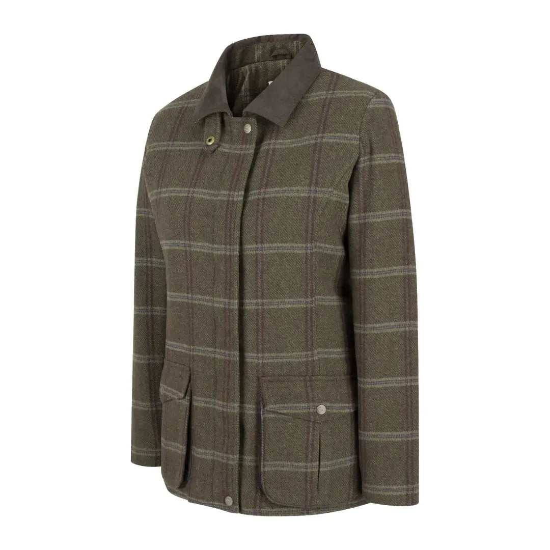 Hoggs Of Fife Musselburgh Ladies Tweed Field Coat Hip Women's Urban