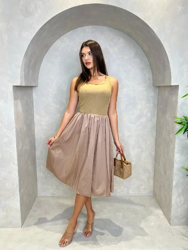 Puff Midi Dress Artistic Women's Avant - 