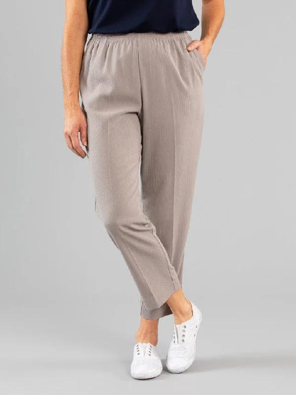 BLACK PEPPER CRINKLE PANT