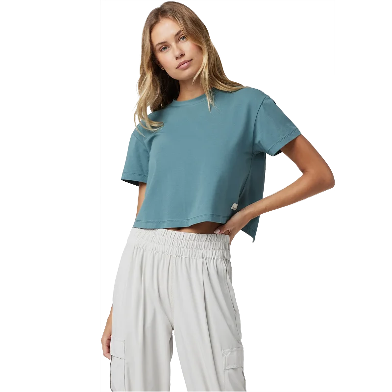 Women's Feather Cross Back Short Sleeve Stylish Women's Neon