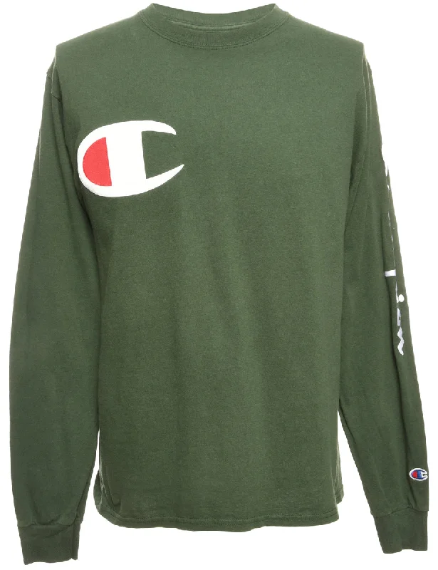 Champion Printed T-shirt - M Sophisticated Women's Tailored