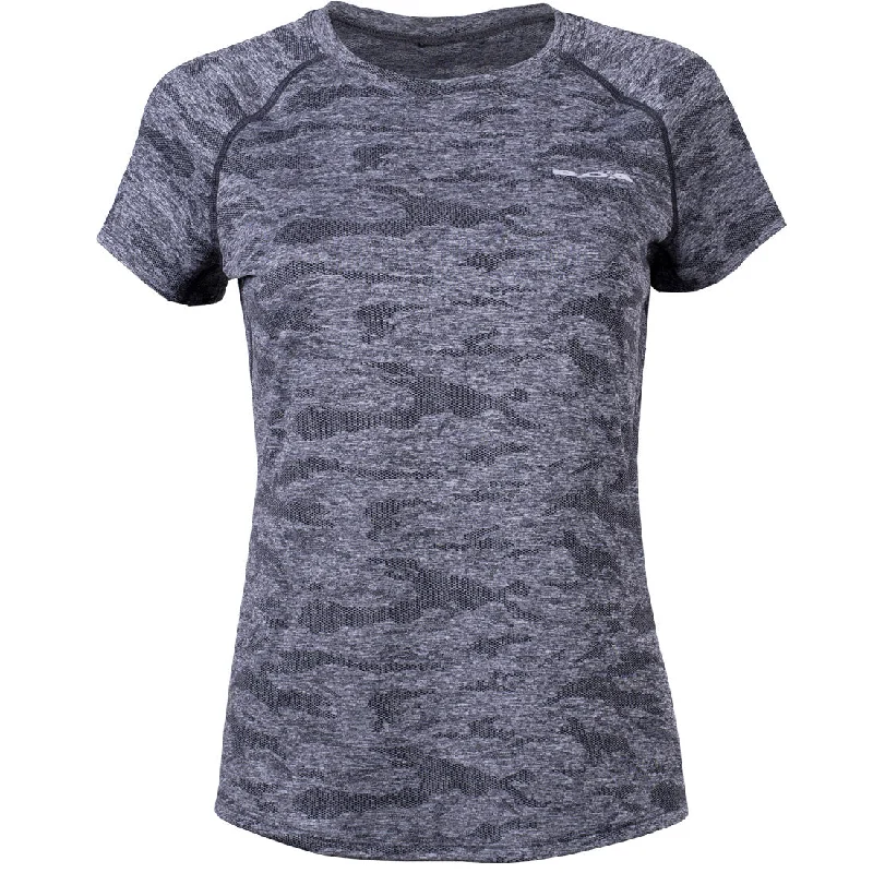 Women's Short Sleeve Raglan Tee Slim Fit - Charcoal Country