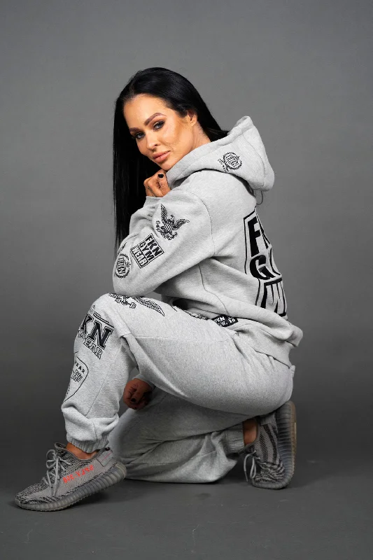 HEIST | Women's Premium Gym Hoodie | Grey Gym