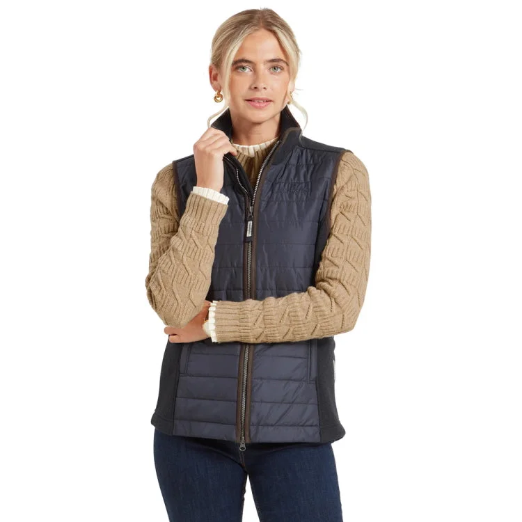 Schoffel Ladies Lyndon Hybrid Gilet - Petrol Blue Sleek Women's 