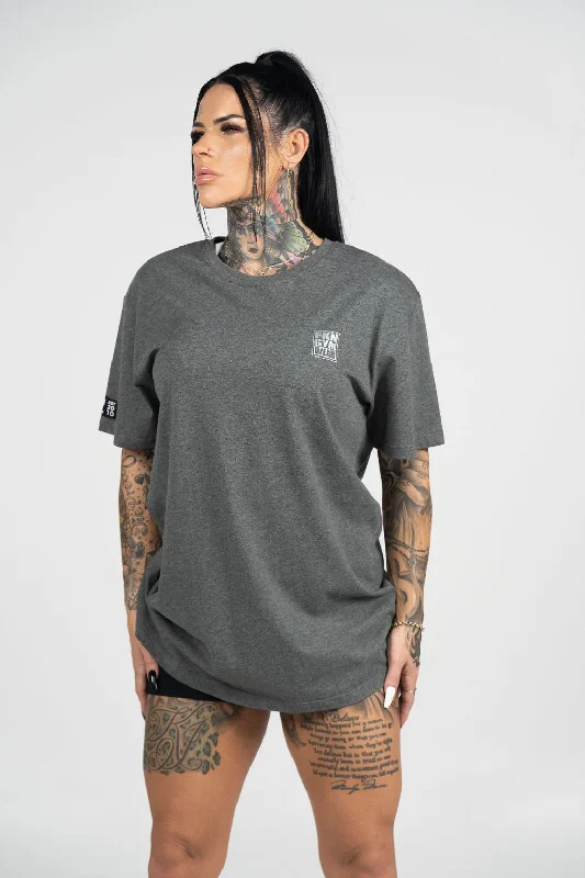 Stone | Women's Gym T-Shirt | Dark Grey Marl Sleek Women's 