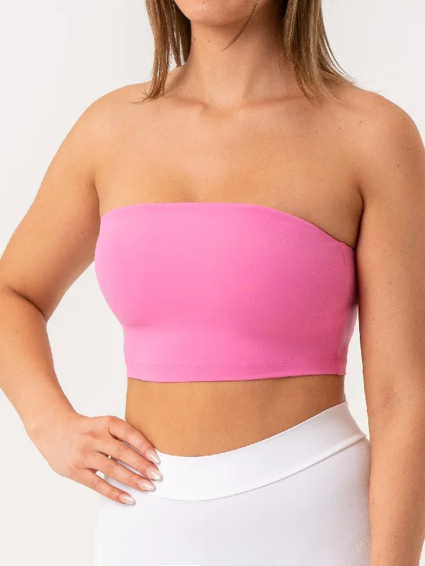 NKD Strapless Tank Bra - Pink Youthful Women's Pop