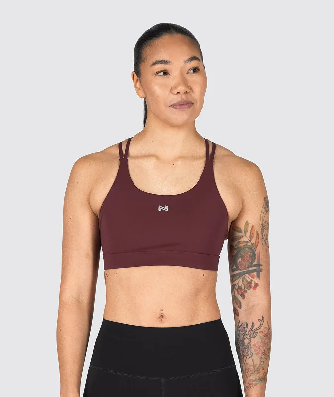 Strappy Performance Sports Bra Casual Women's Loose - fitting