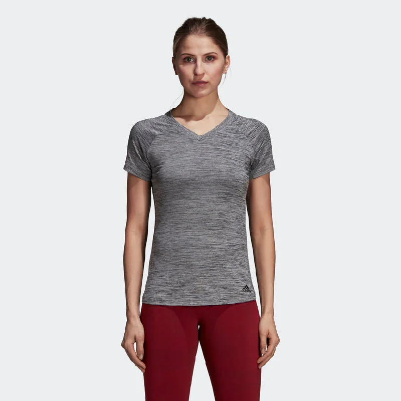 Adidas FreeLift Fitted Tee Heather/Grey Two CZ7999