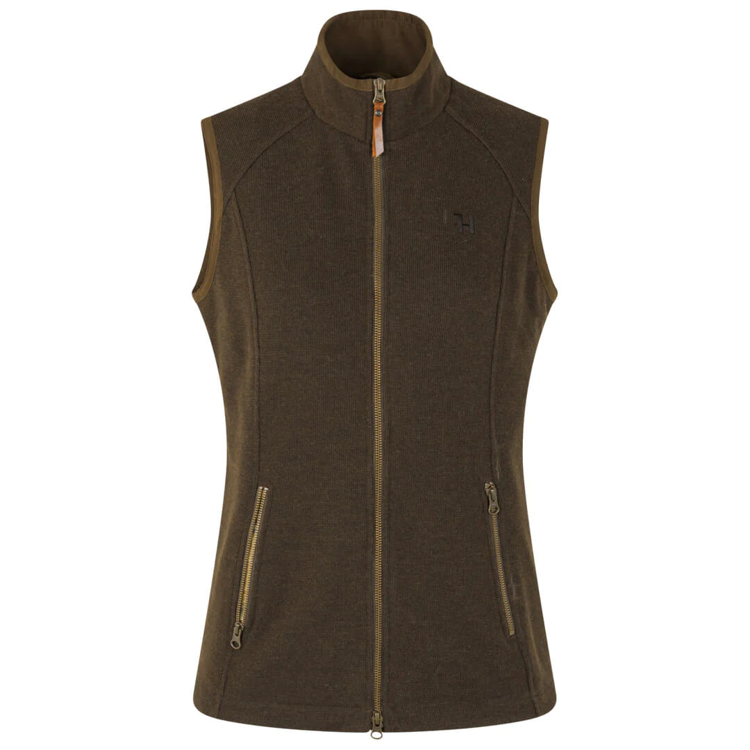 Harkila Sandhem Lady Pro Waistcoat - Dark Green Cashmere