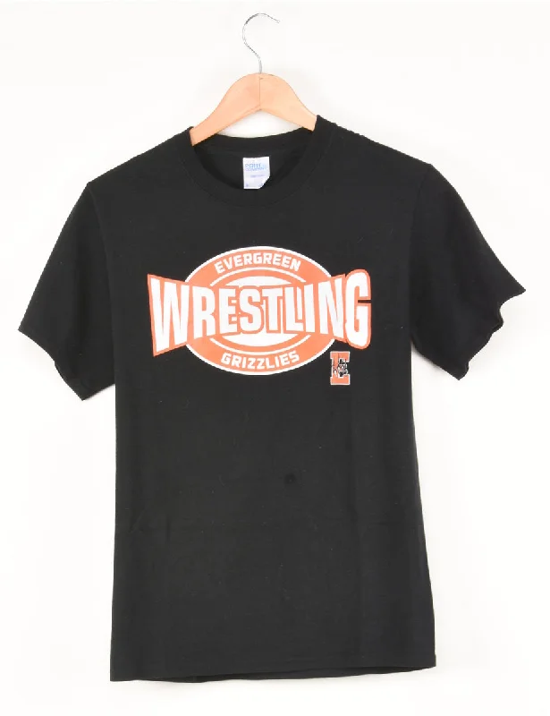 Evergreen Wrestling Grizzlies Printed T-shirt - S