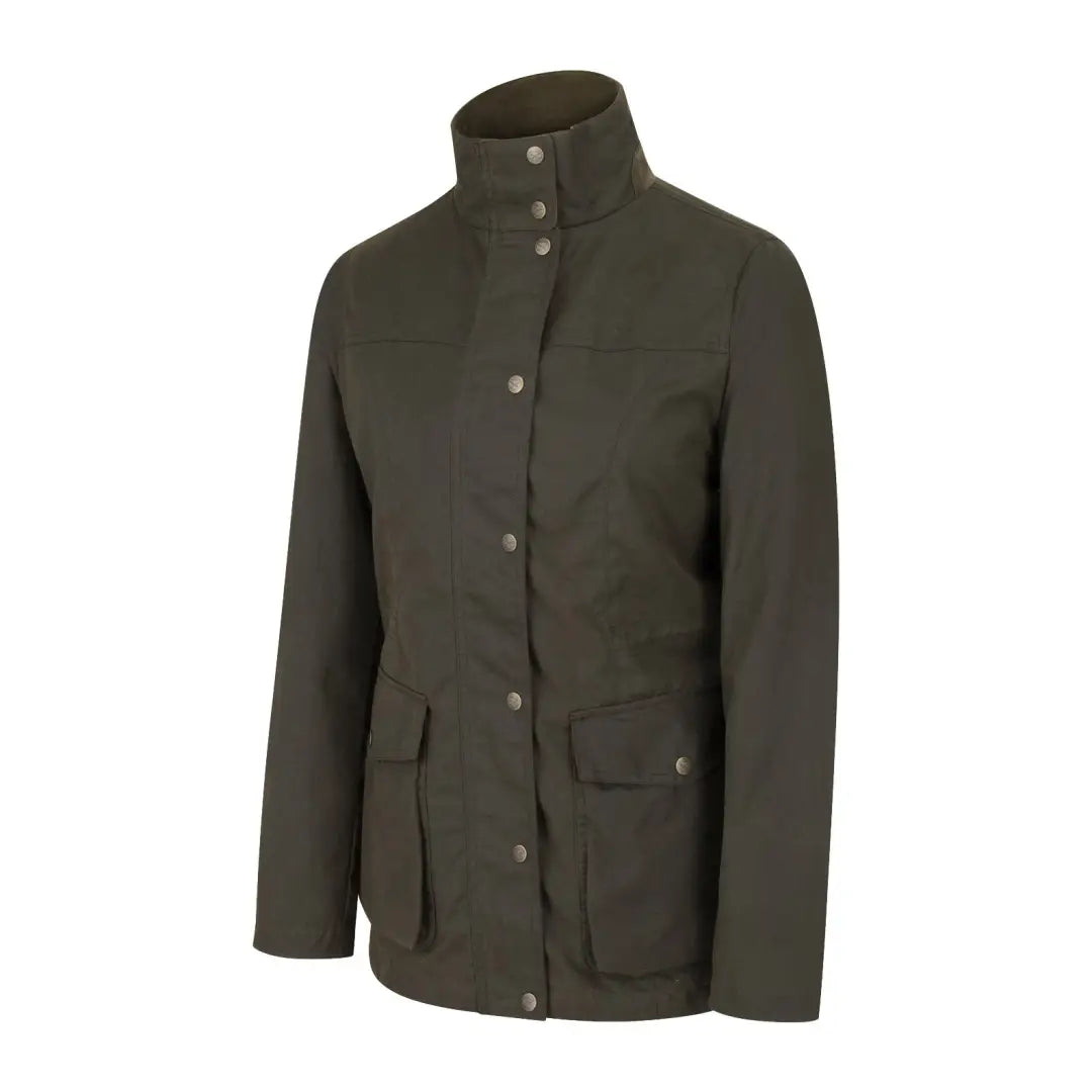 Hoggs of Fife Caledonia Ladies Wax Jacket Sophisticated Women's Tailored