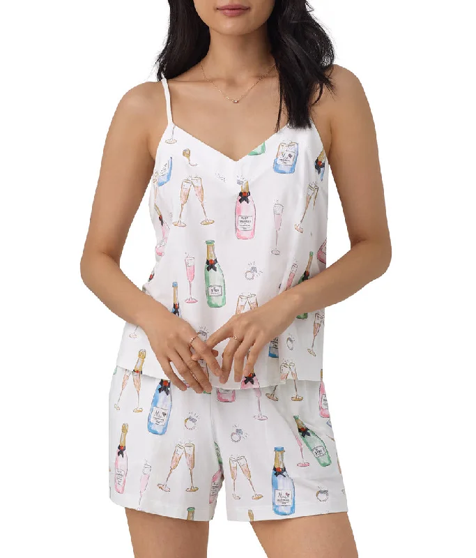 Bed Head Sleepwear Champagne Wedding Cami Short Set 0727101 Bold Women's Statement