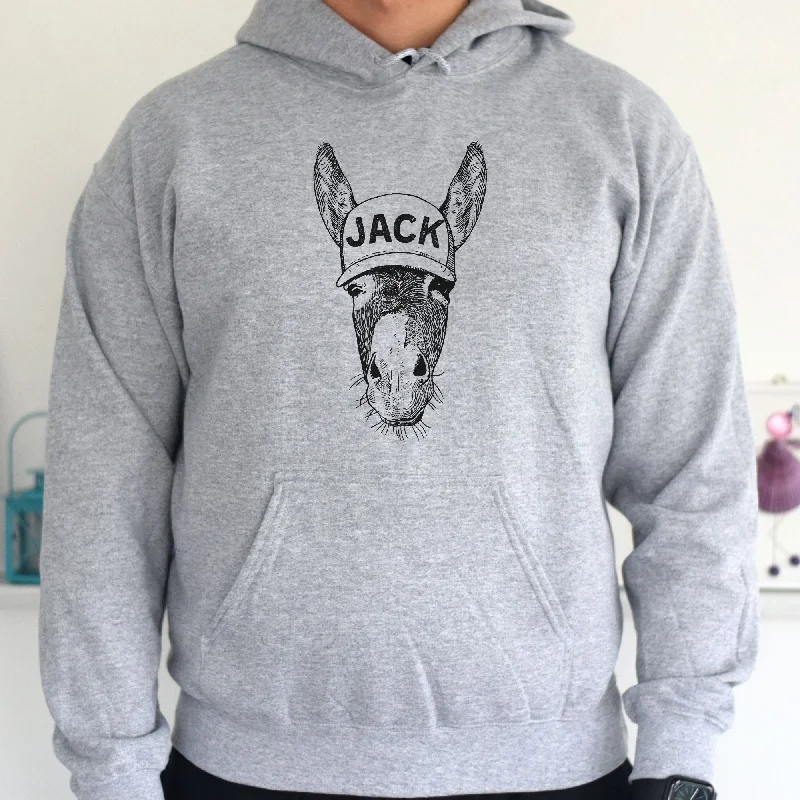 Jack the Donkey Hilarious Hoodie - Crewneck Sweatshirt for Skier *UNISEX FIT* Refined Women's Classic 