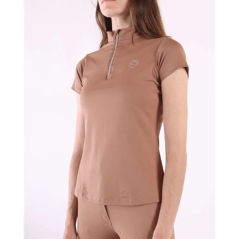 Montar Polo Everly Crystal Logo Moonstone Minimalist Women's Casual
