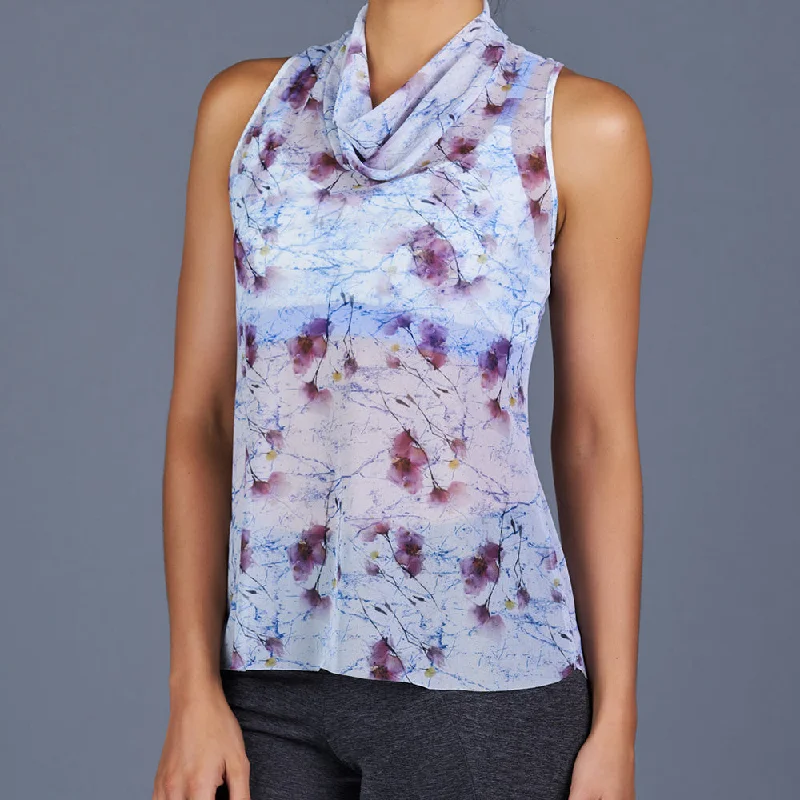 Spring Marble Sheer Layer Top Australian Beach