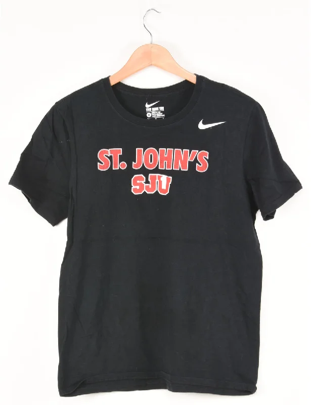 Nike St. Johns's SJU Printed T-shirt - M Sleek Women's Metallic
