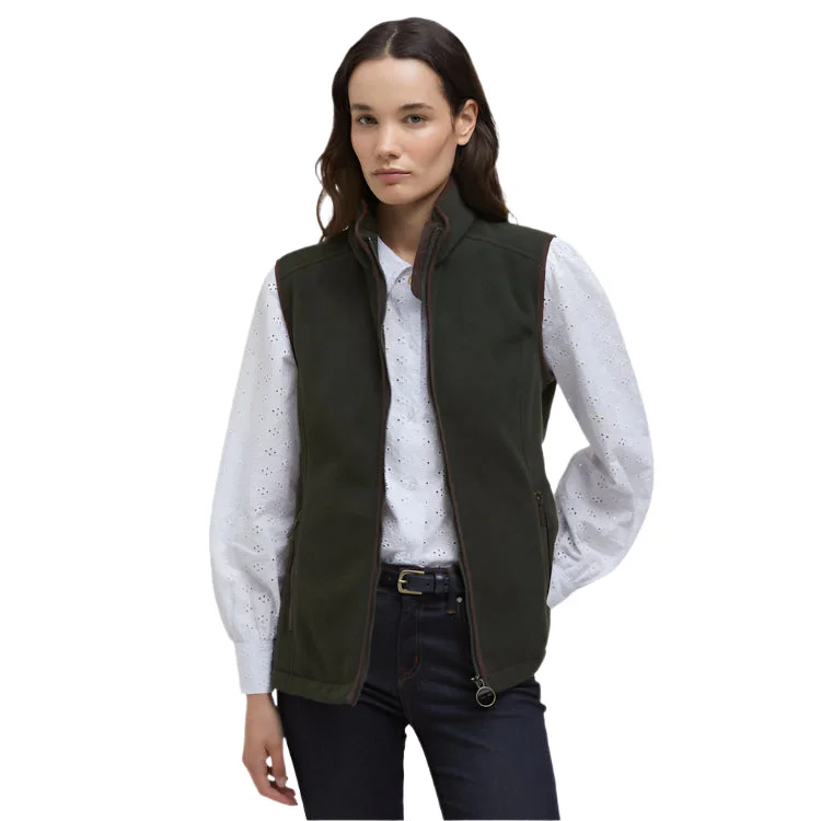Barbour Ladies Country Colton Fleece Gilet - Sage Tough Women's Military - inspired Barbour Ladies Country Colton Fleece Gilet - Sage Tough Women's Military - inspired